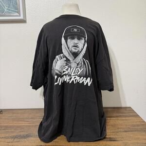 Bailey Zimmerman Rock & Hard Place Tour Black T-Shirt Size 2XL